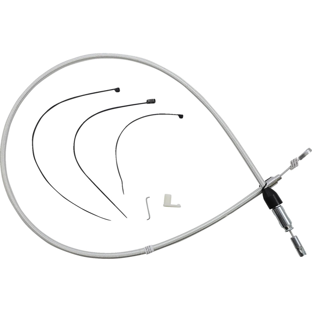 Sterling Chromite II® Quick Connect Upper Clutch Cable — 46" overall, 59 mm travel, Chrome