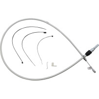 Sterling Chromite II® Quick Connect Upper Clutch Cable — 122 cm (48"), 59 mm travel, Chrome