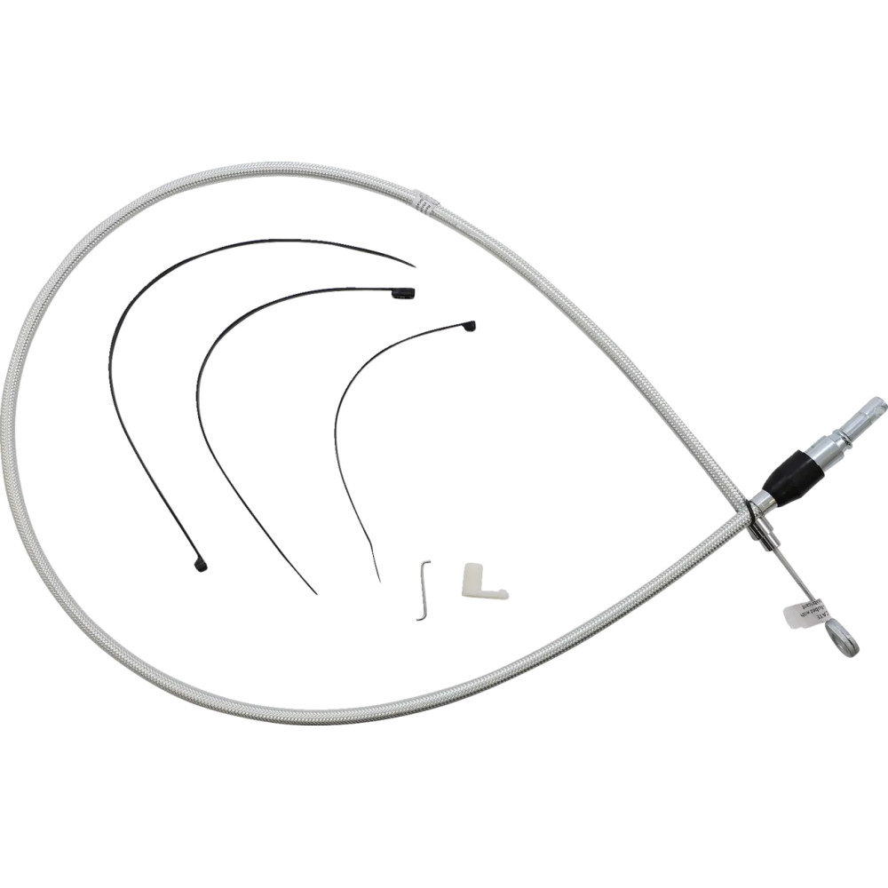 Sterling Chromite II® Quick Connect Upper Clutch Cable — 122 cm (48"), 59 mm travel, Chrome