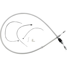 Sterling Chromite II® Quick Connect Upper Clutch Cable — 50 in (127 cm), 59 mm (2-5/16 in), Chrome