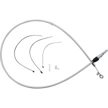 Sterling Chromite II® Quick Connect Upper Clutch Cable — 137 cm (54"), 59 mm (2-5/16"), Chrome