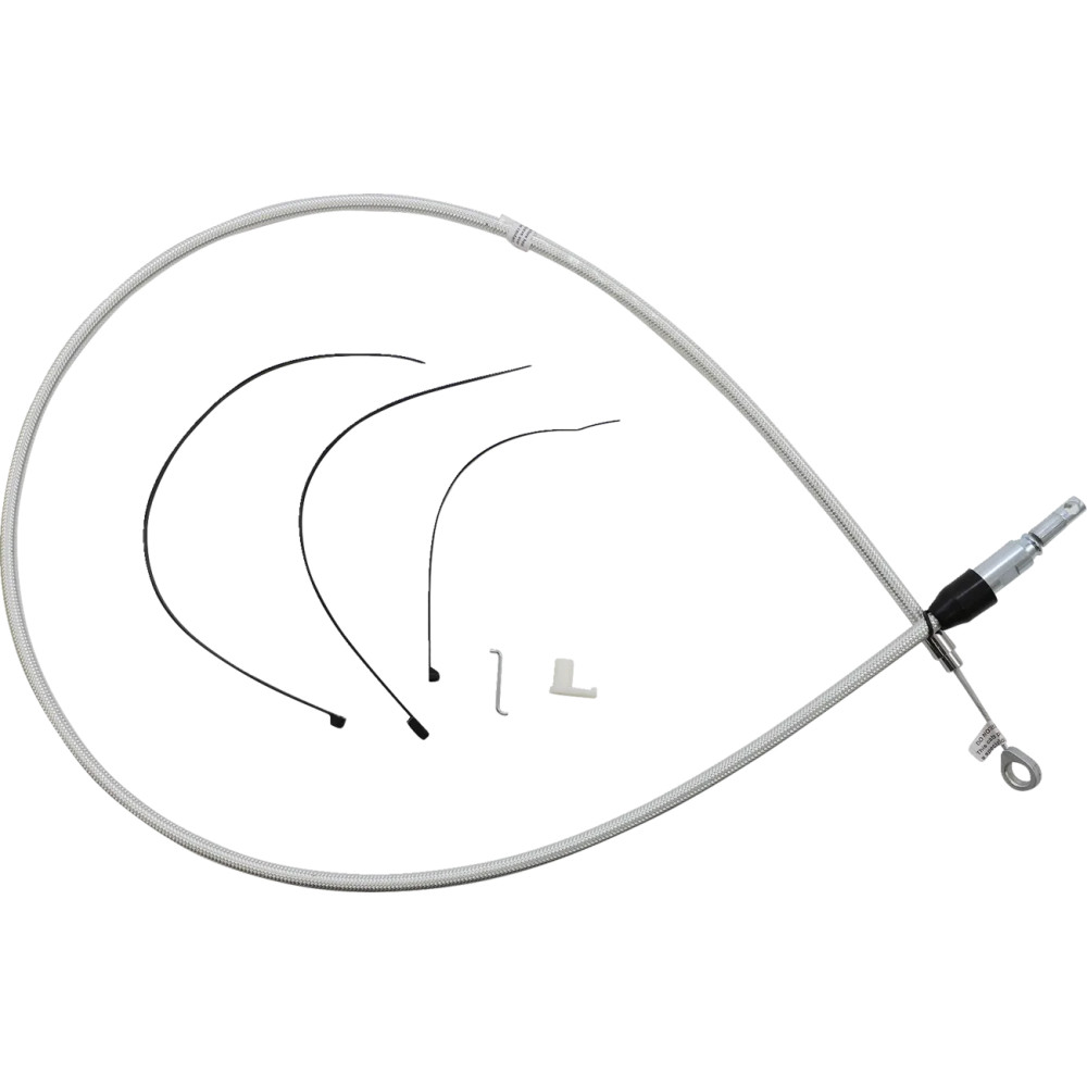 Sterling Chromite II® Quick Connect Upper Clutch Cable — 137 cm (54"), 59 mm (2-5/16"), Chrome