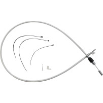 Sterling Chromite II® Quick Connect Upper Clutch Cable — 142 cm (56") , 59 mm (2-5/16") , Chrome