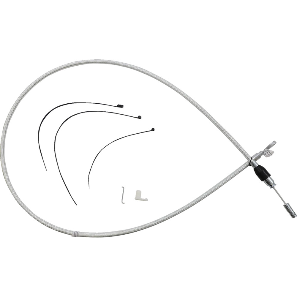 Sterling Chromite II® Quick Connect Upper Clutch Cable — 142 cm (56") , 59 mm (2-5/16") , Chrome