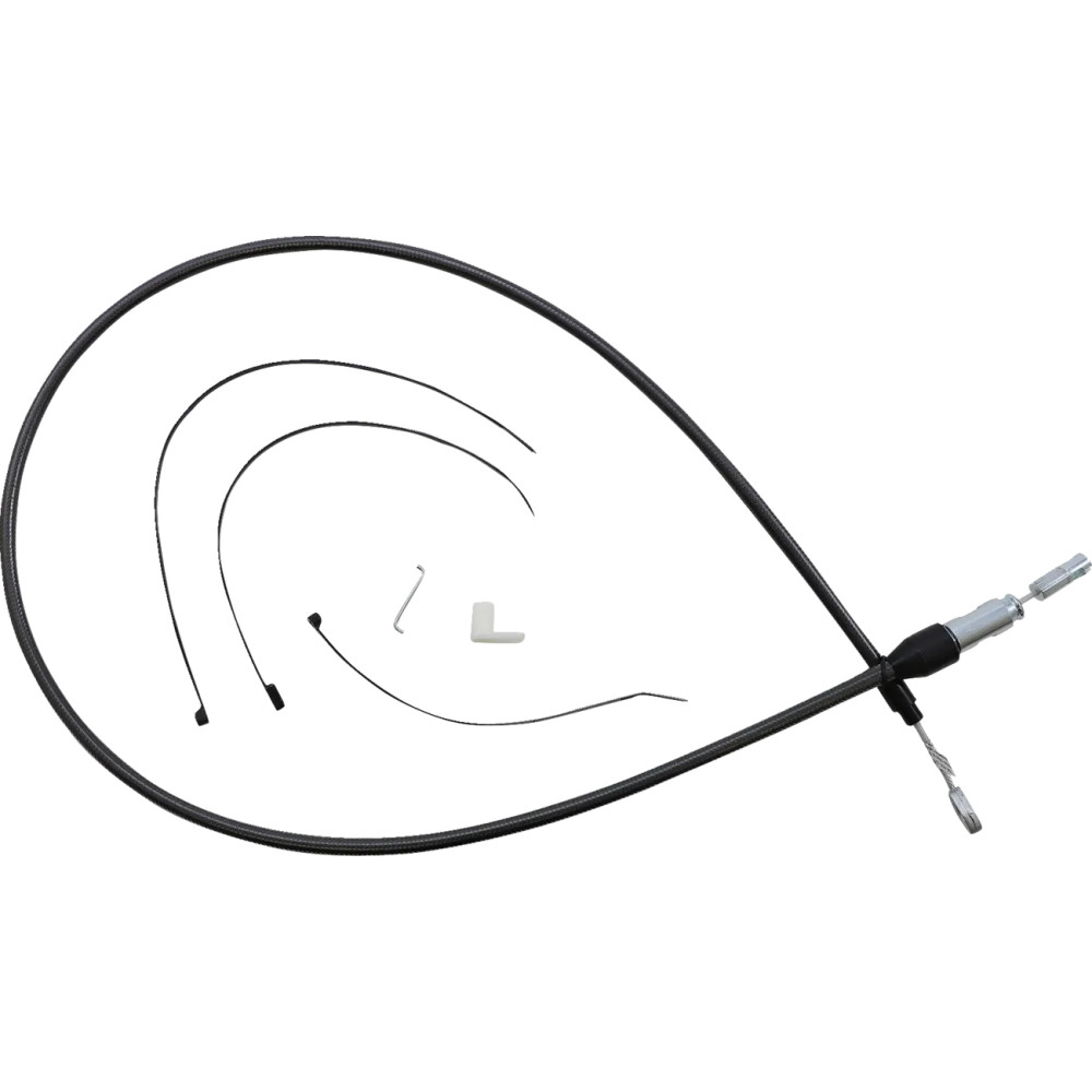 Black Pearl™ Quick Connect Upper Clutch Cable — 122 cm (48"), 59 mm (2-5/16"), Black
