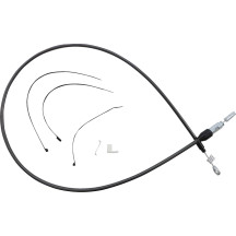 Black Pearl™ Quick Connect Upper Clutch Cable — 132 cm (52 in), 59 mm (2-5/16 in), Black