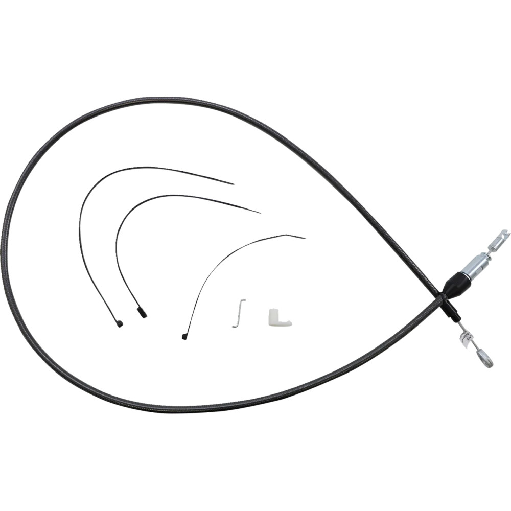 Black Pearl™ Quick Connect Upper Clutch Cable — 142 cm (56"), 59 mm travel, Black