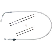 Sterling Chromite II® Quick Connect Upper Clutch Cable — 114.5 cm (45"), 59 mm (2-5/16"), Chrome