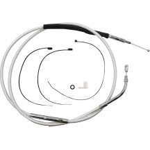 High-Efficiency Braided Sterling Chromite II® Clutch Cable — Housing length 177 cm (69-3/4"), Travel 89 mm (3-1/2")