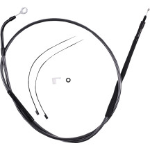 High-Efficiency Black Pearl™ Clutch Cable — 67-3/4" housing, 3-1/2" travel, Black