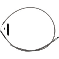 High-Efficiency Stainless Steel Clutch Cable for Harley-Davidson — +20.3 cm (8"), Silver