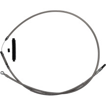 High-Efficiency Stainless Steel Clutch Cable for Harley-Davidson — 25.4 cm (10"), Silver