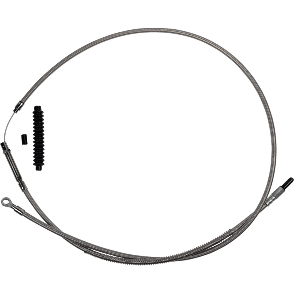 Cable de embrague de acero inoxidable de alta eficiencia compatible con HD — 25,4 cm (10"), plateado
