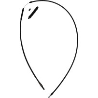 High-Efficiency Stealth Clutch Cable — Standard, center adjuster, black