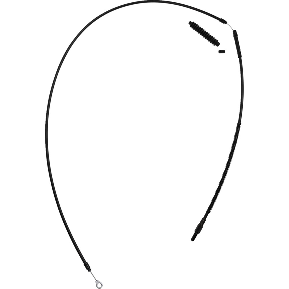 High-Efficiency Stealth Clutch Cable — 10", center adjuster, Black