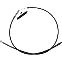 High-Efficiency Black Vinyl Clutch Cable — 8" (20.3 cm)