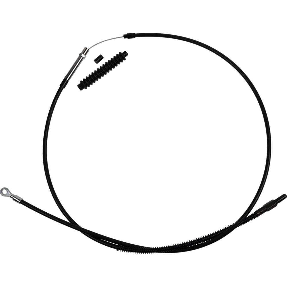 High-Efficiency Black Vinyl Clutch Cable — 8" (20.3 cm)
