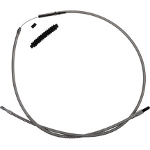 High-Efficiency Stainless Steel Clutch Cable for Harley-Davidson — +15.2 cm (6")