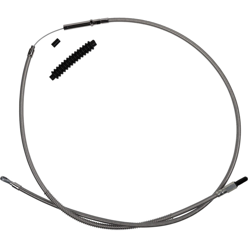 High-Efficiency Stainless Steel Clutch Cable for Harley-Davidson — +15.2 cm (6")