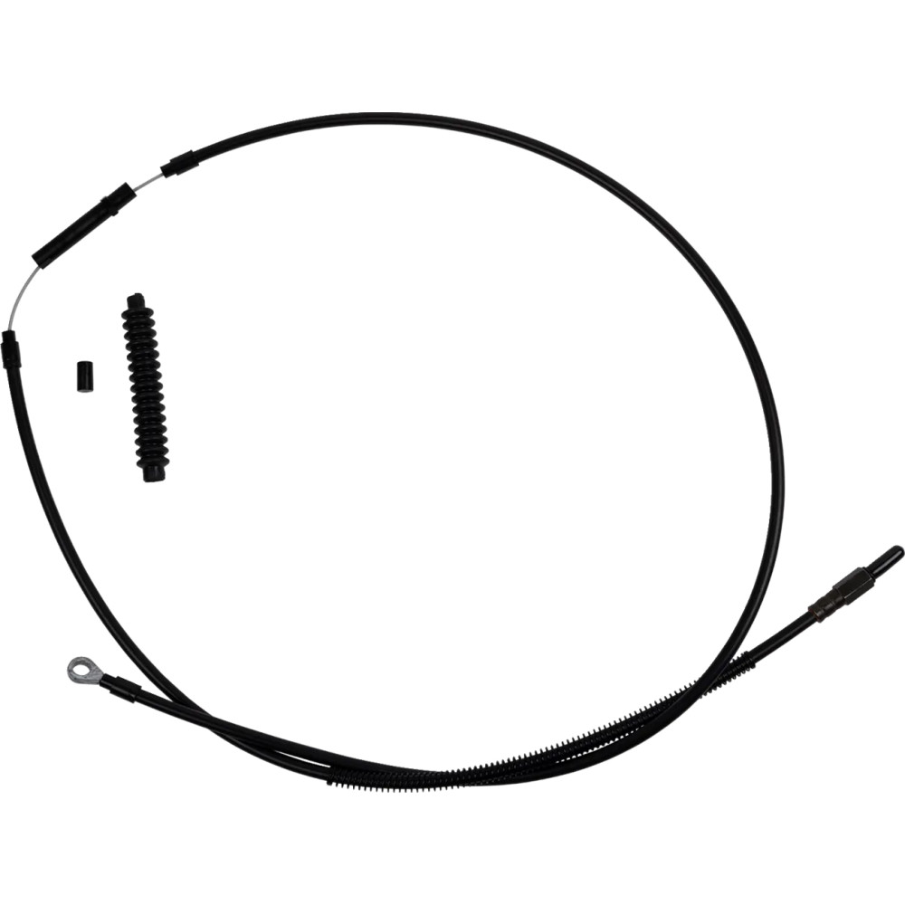 Cable de embrague Stealth de alta eficiencia — +20.3 cm (8"), ajustador central, negro