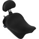 Solo Front Seat with Backrest Option — 23", 12-3/4", Black