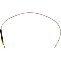 Cable de embrague trenzado de acero inoxidable — Ape Hanger, 30.5 cm - 35.5 cm (12" - 14"), pulido