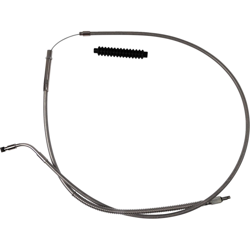 High-Efficiency Stainless Steel Clutch Cable for Harley-Davidson — Clutch, +20.3 cm (8"), Silver