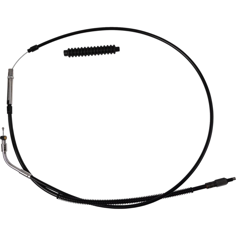 High-Efficiency Black Vinyl Clutch Cable — 6" (15.2 cm), Clutch