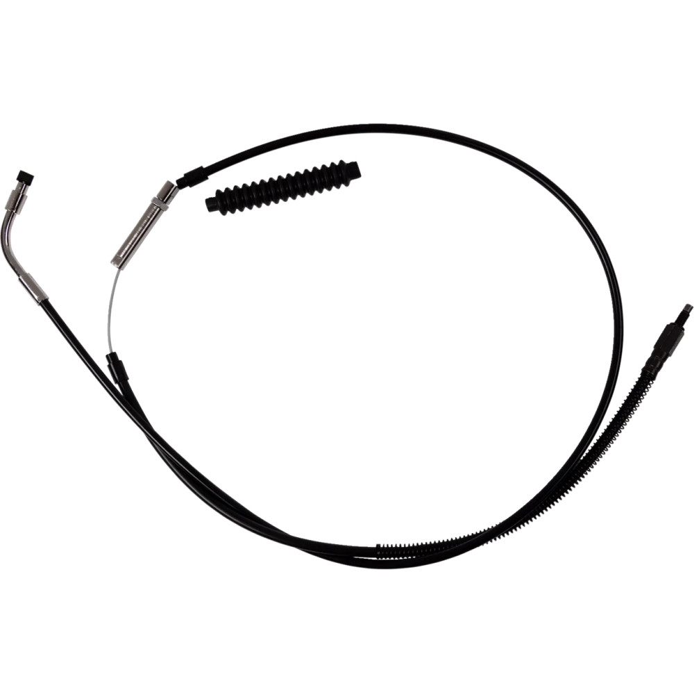 High-Efficiency Black Vinyl Clutch Cable — 8"