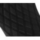 Solo Front Seat with Backrest Option — 58.5 cm length, 32.5 cm width, Black