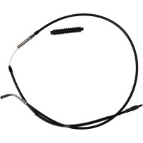 High-Efficiency Black Vinyl Clutch Cable — 6" (15.2 cm)