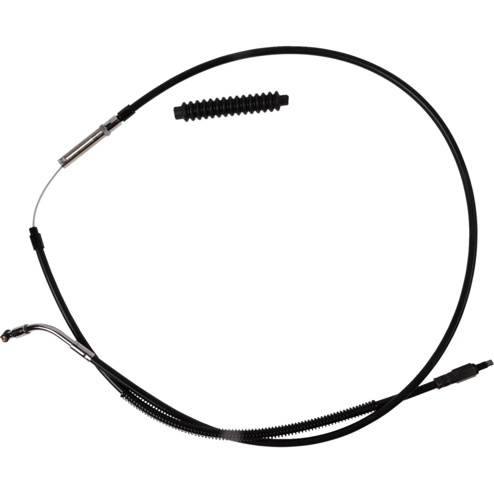 High-Efficiency Black Vinyl Clutch Cable — 6" (15.2 cm)