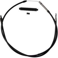 High-Efficiency Black Vinyl Clutch Cable — 6 in (15.2 cm), Black