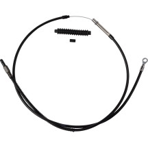 High-Efficiency Black Vinyl Clutch Cable — 8 in (20.3 cm)