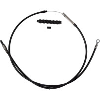 High-Efficiency Black Vinyl Clutch Cable — 8 in (20.3 cm)