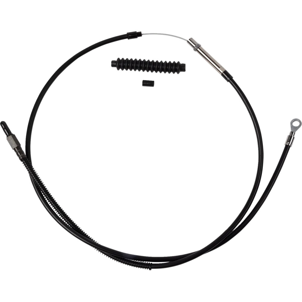 High-Efficiency Black Vinyl Clutch Cable — 8 in (20.3 cm)