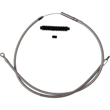 High-Efficiency Stainless Steel Clutch Cable for Harley-Davidson — Standard, Silver