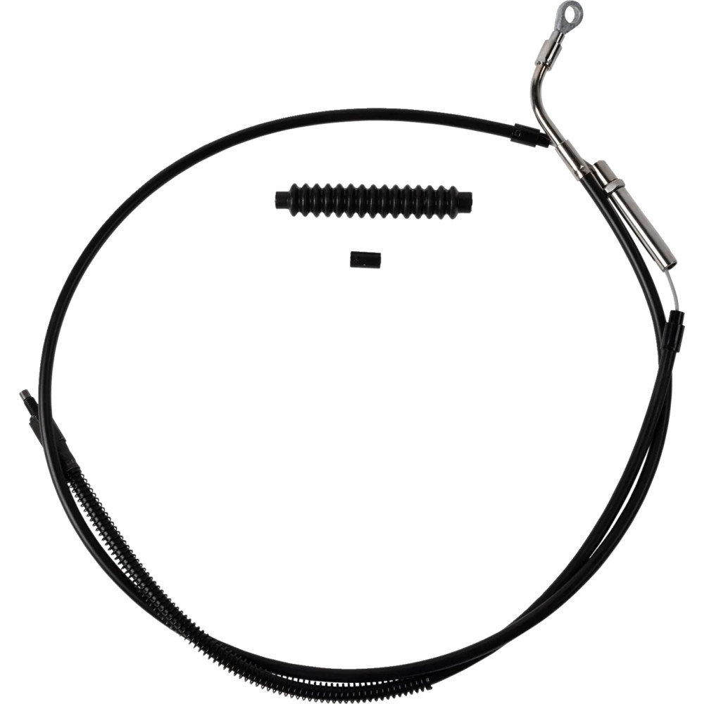 High-Efficiency Black Vinyl Clutch Cable — 20.3 cm (8")
