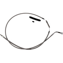 High-Efficiency Stainless Steel Clutch Cable for Harley-Davidson — 8 in (20.3 cm), Silver