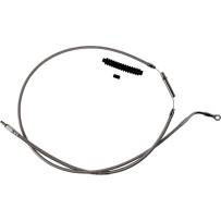 High-Efficiency Stainless Steel Clutch Cable for Harley-Davidson — 8 in (20.3 cm), Silver