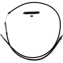 High-Efficiency Black Vinyl Clutch Cable — 6" (15.2 cm)