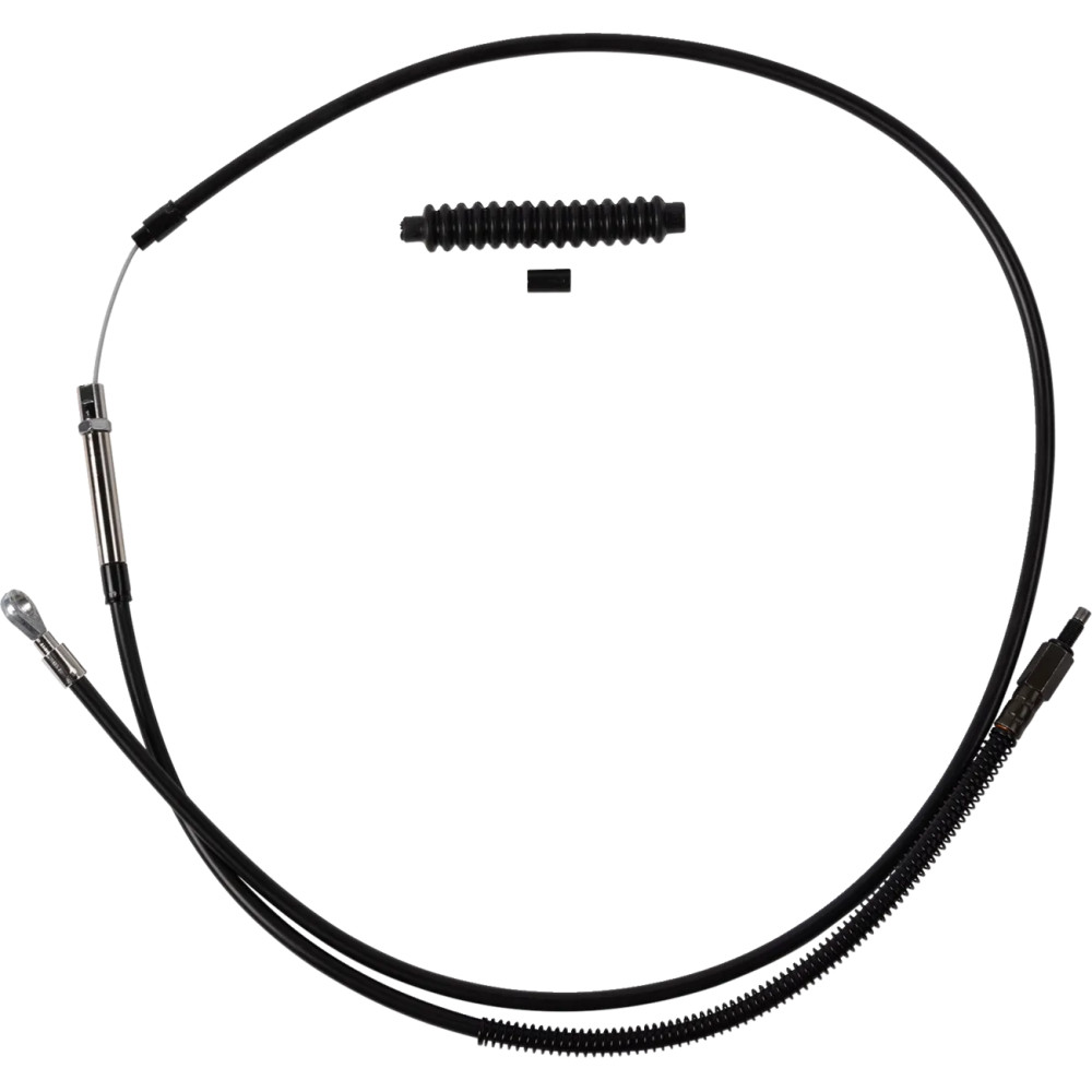 High-Efficiency Black Vinyl Clutch Cable — 6" (15.2 cm)