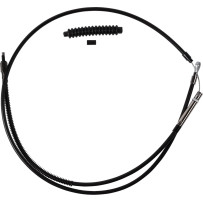 High-Efficiency Black Vinyl Clutch Cable — 20.3 cm (8"), black