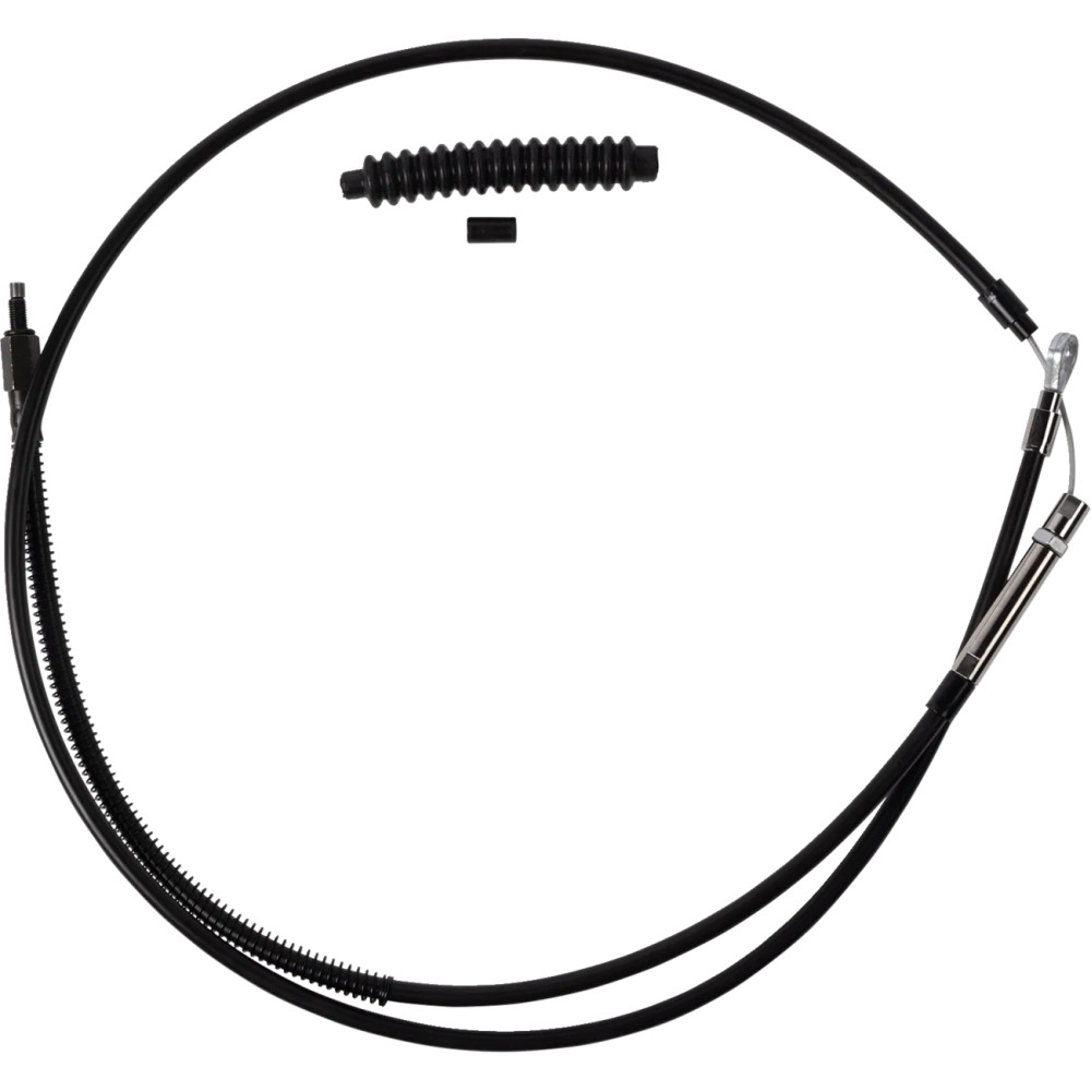 High-Efficiency Black Vinyl Clutch Cable — 20.3 cm (8"), black