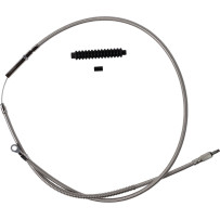 High-Efficiency Stainless Steel Clutch Cable for Harley-Davidson — Standard, Silver