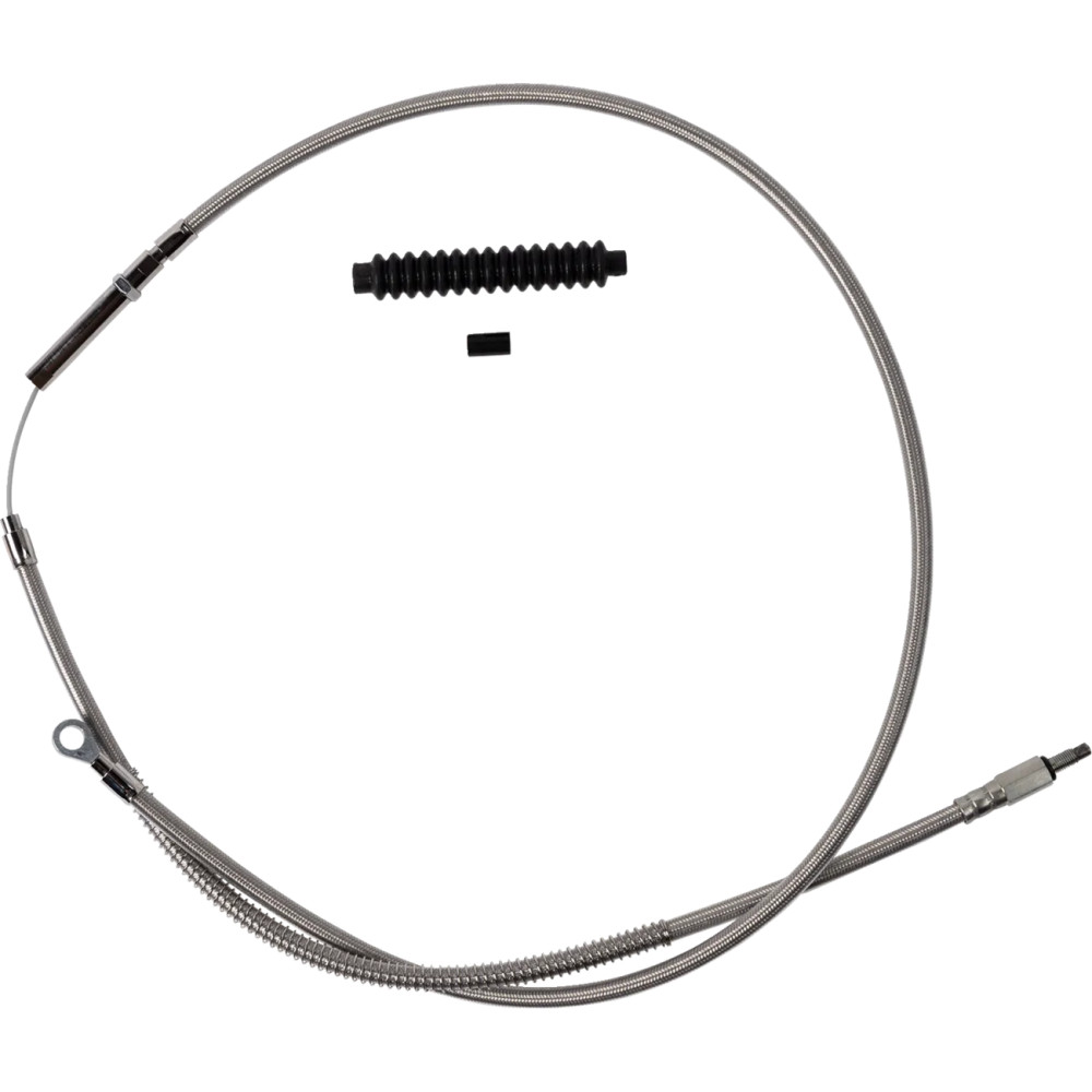 High-Efficiency Stainless Steel Clutch Cable for Harley-Davidson — Standard, Silver