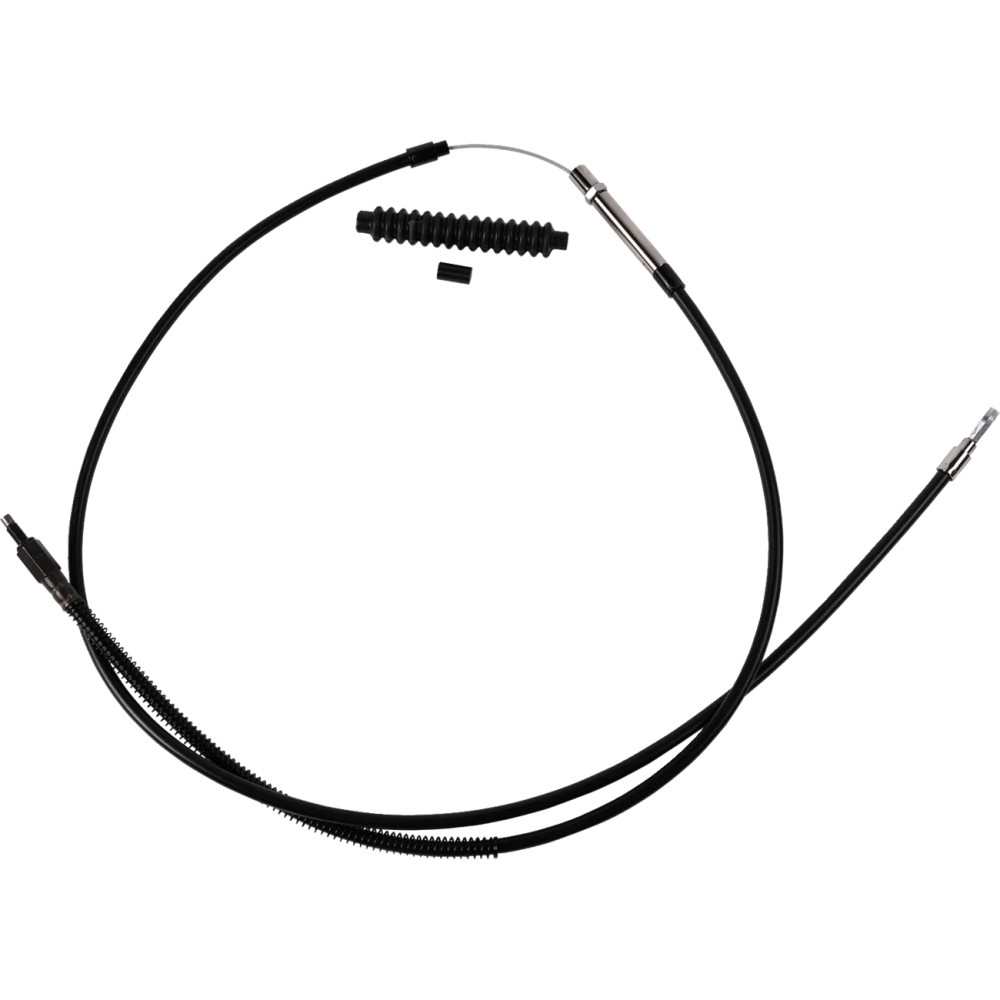 High-Efficiency Black Vinyl Clutch Cable — 8 in (20.3 cm)