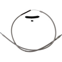 High-Efficiency Stainless Steel Clutch Cable for Harley-Davidson — Standard, Silver