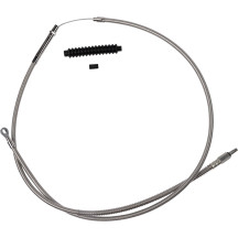 High-Efficiency Stainless Steel Clutch Cable for Harley-Davidson — 15.2 cm (6"), Silver