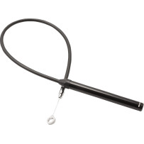 Black Vinyl Top Half Clutch Cable — 89 cm housing, 56 mm travel